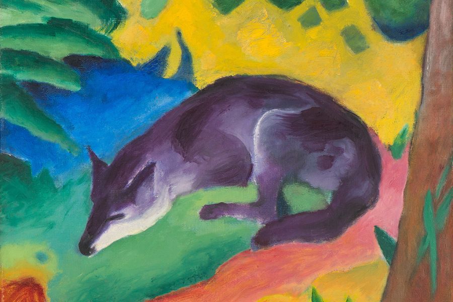 Franz Marc;Fuchs (Blauschwarzer Fuchs), 1911 | &copy; Medienzentrum Wuppertal 
